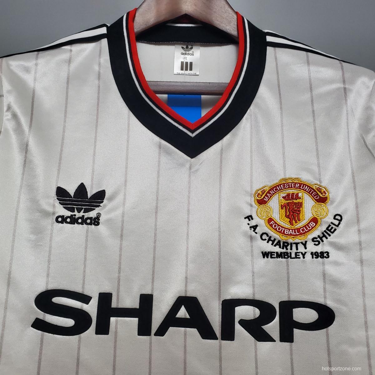 Retro Manchester United 1983 away Soccer Jersey