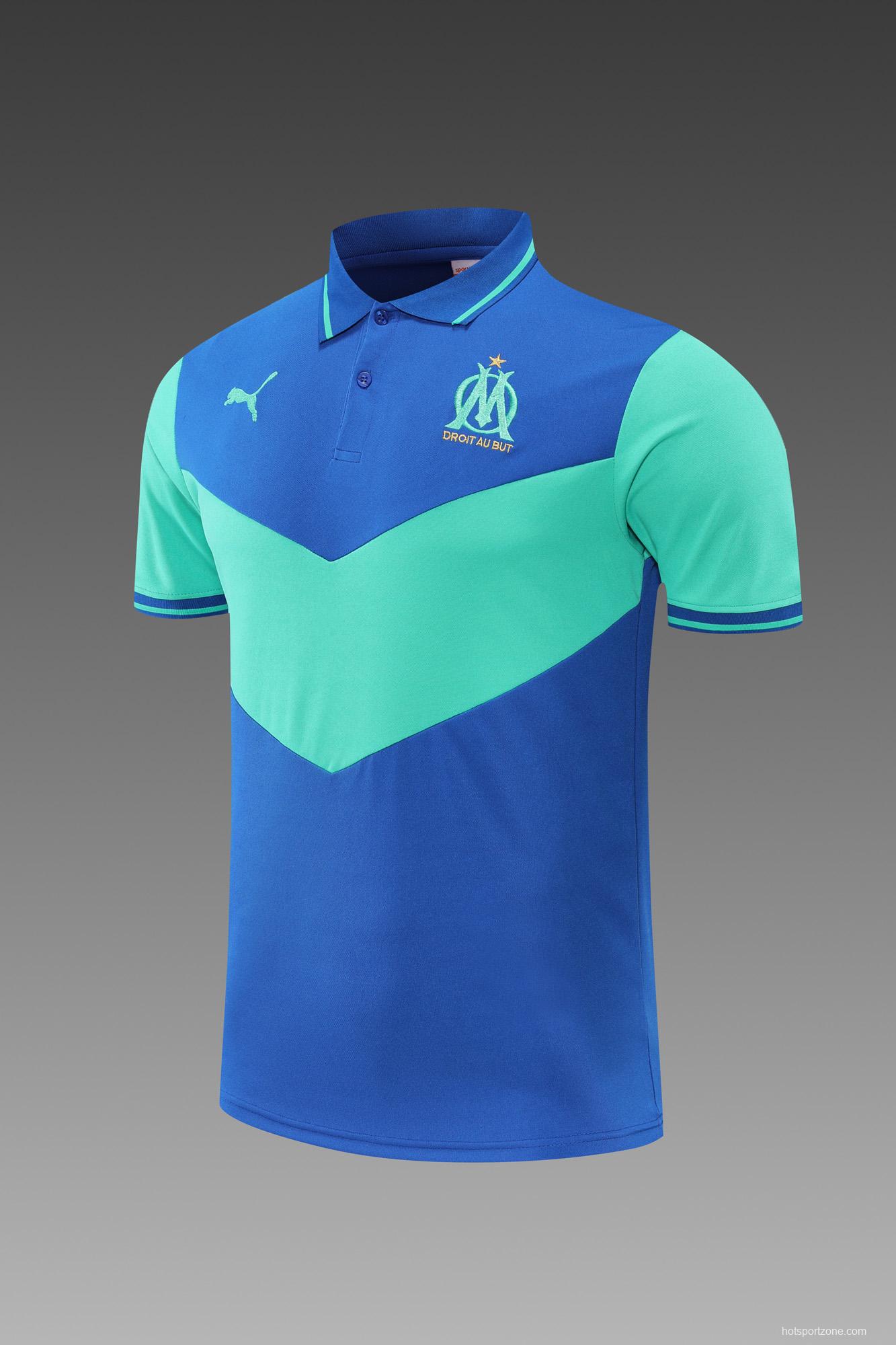 Olympique de Marseille POLO kit blue-green (not sold separately)