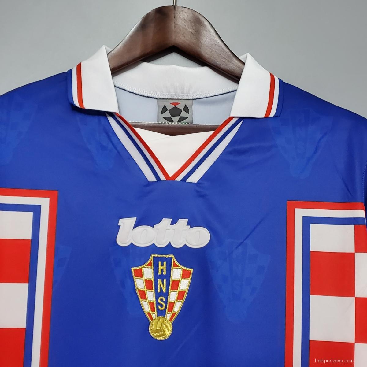 Retro 1998 Croatia home Soccer Jersey