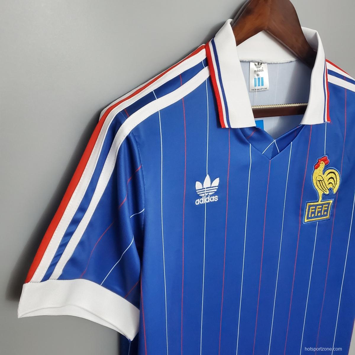 Retro France 1982 home Soccer Jersey