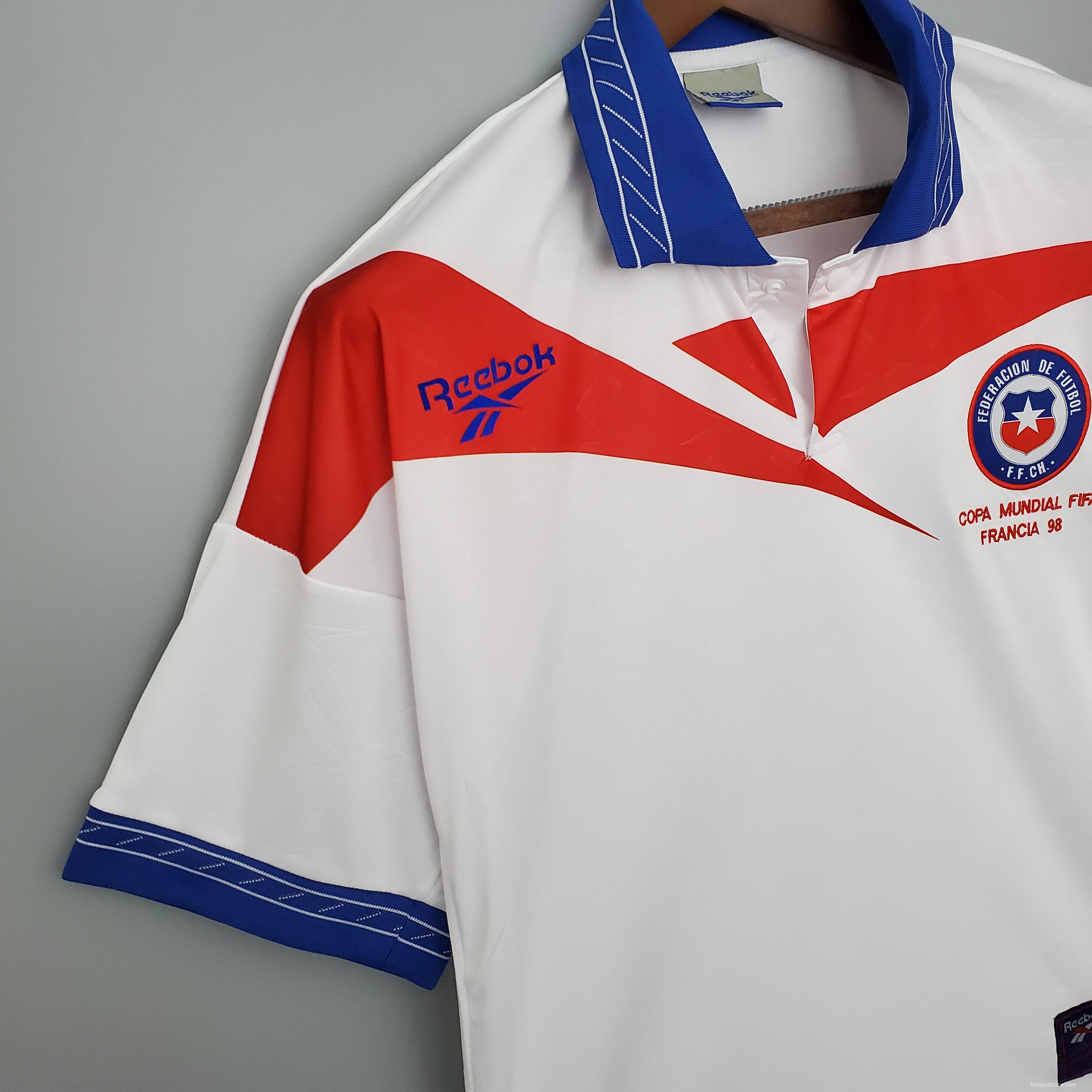 Retro Chile 1998 away Soccer Jersey