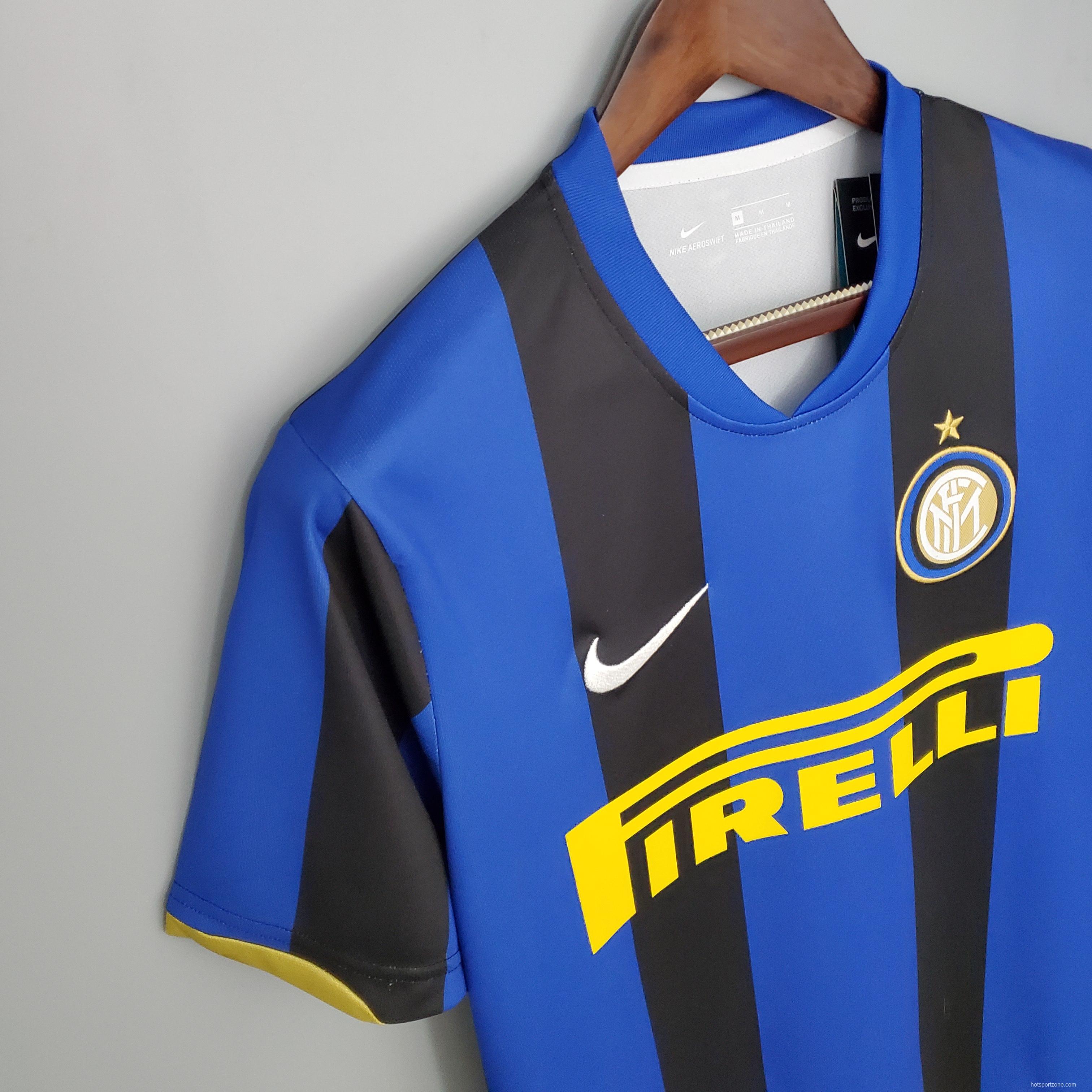 Retro 08/09 Inter Milan home Soccer Jersey