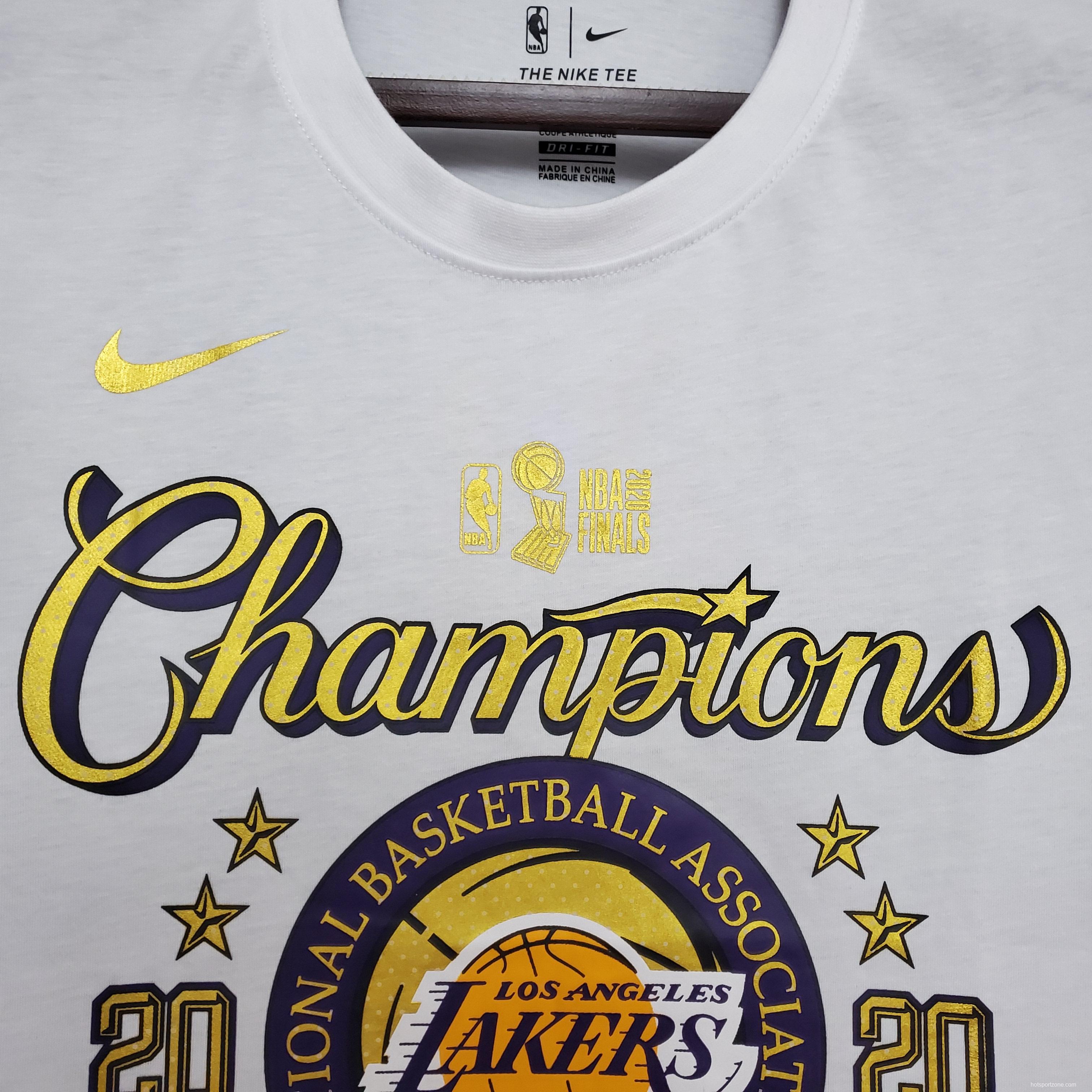 Lakers championship shirt white