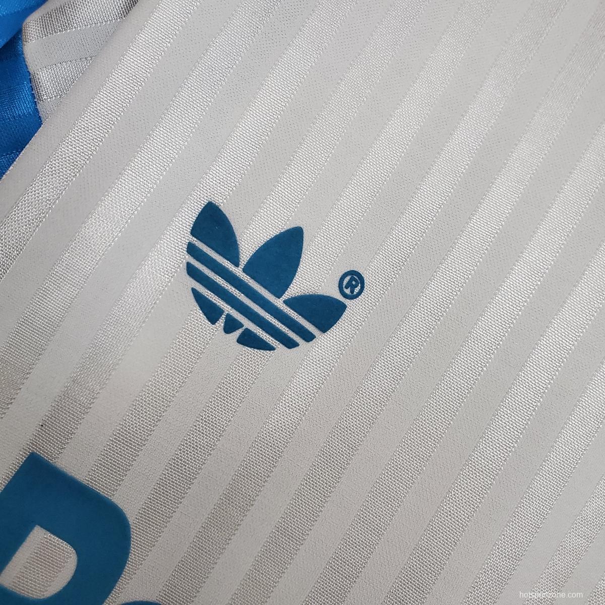 Retro Marseille 1990 home Soccer Jersey