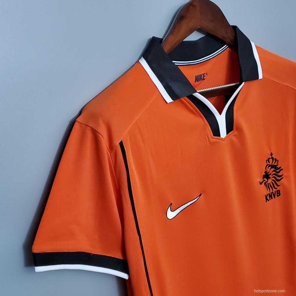 Retro 1998 Netherlands home Soccer Jersey
