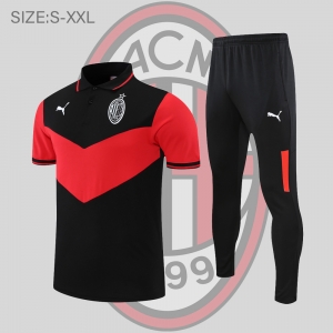 A.C. Milan POLO kit Black and Red(not supported to be sold separately)