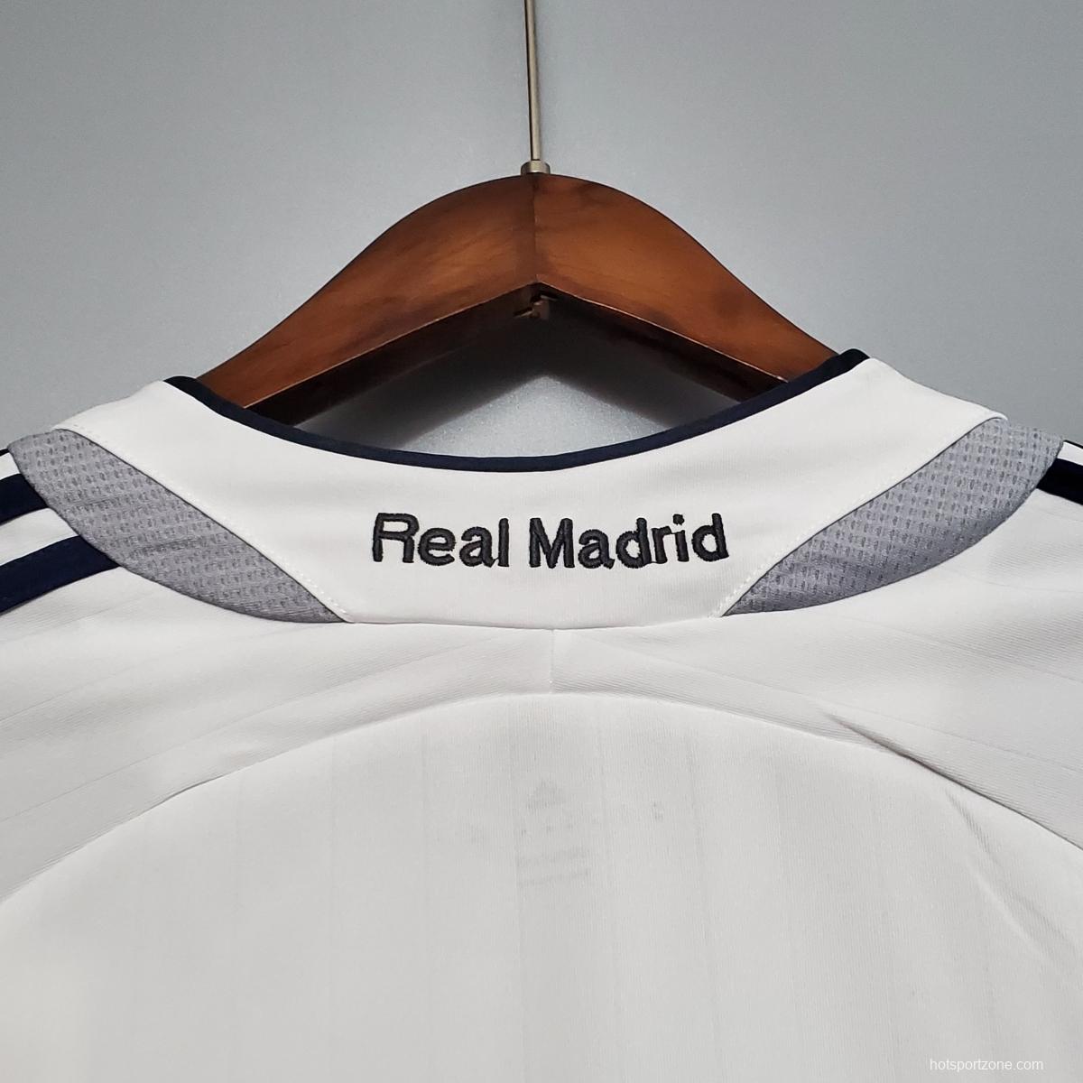 Retro Real Madrid Long sleeve 06/07 home Soccer Jersey