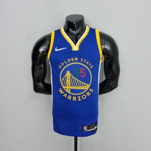 75th Anniversary Toscano#95 Golden State Warriors Mexico Exclusive Blue NBA Jersey