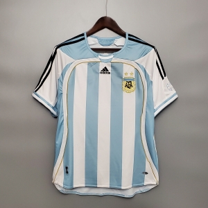 Retro 2006 Argentina home Soccer Jersey