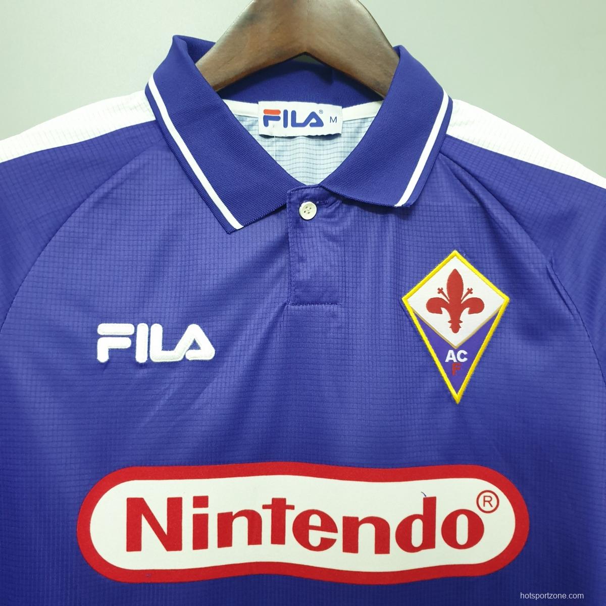 Vintage Fiorentina 1998 home Soccer Jersey