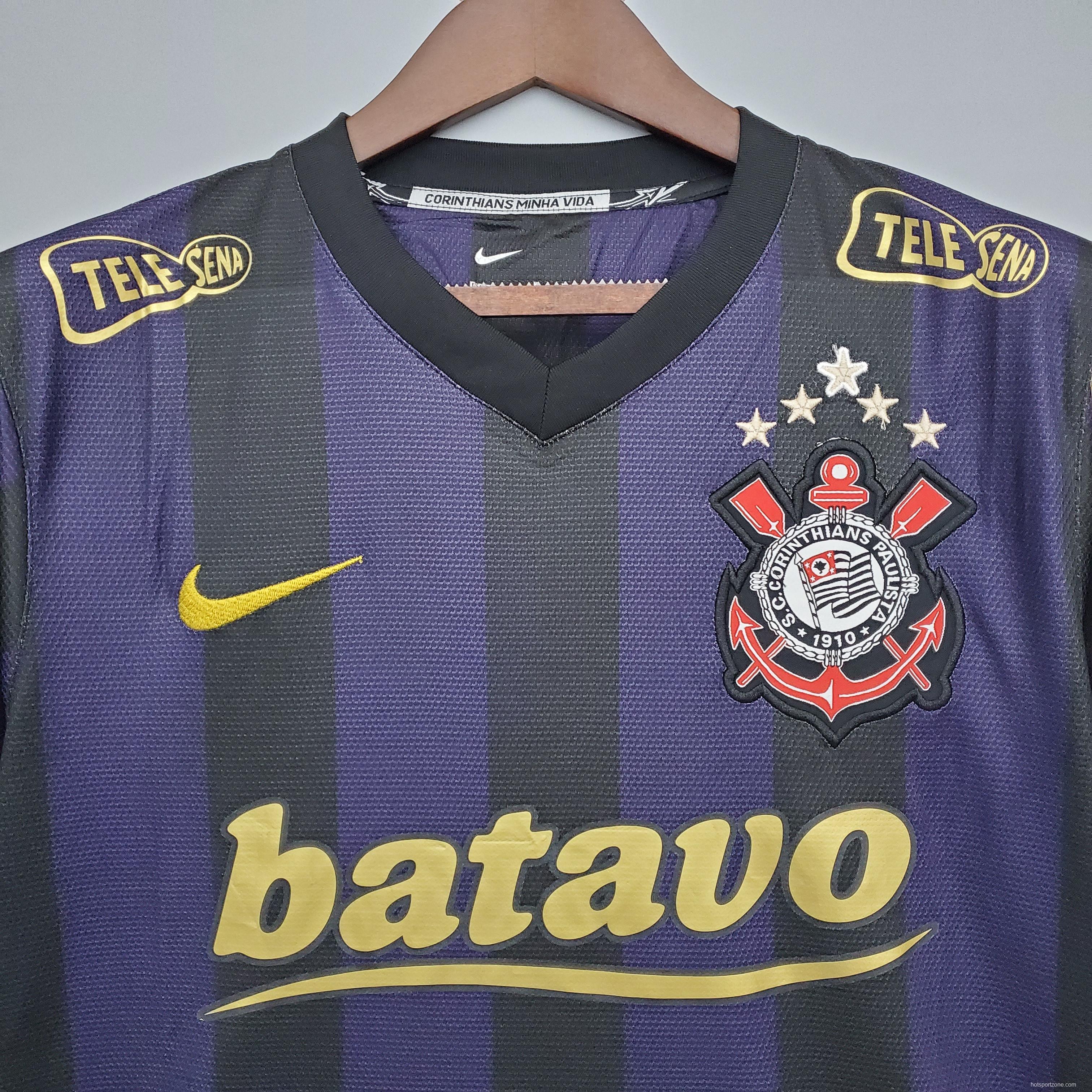 Retro 09/10 Corinthians away Soccer Jersey