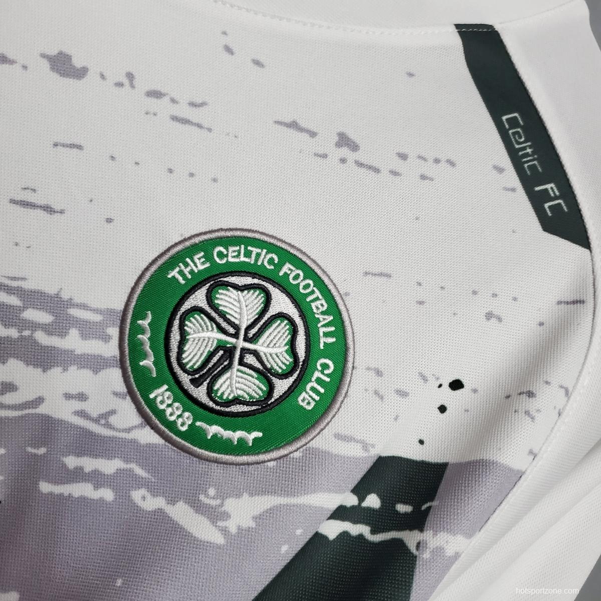 Retro 07/08 Celtic away white Soccer Jersey