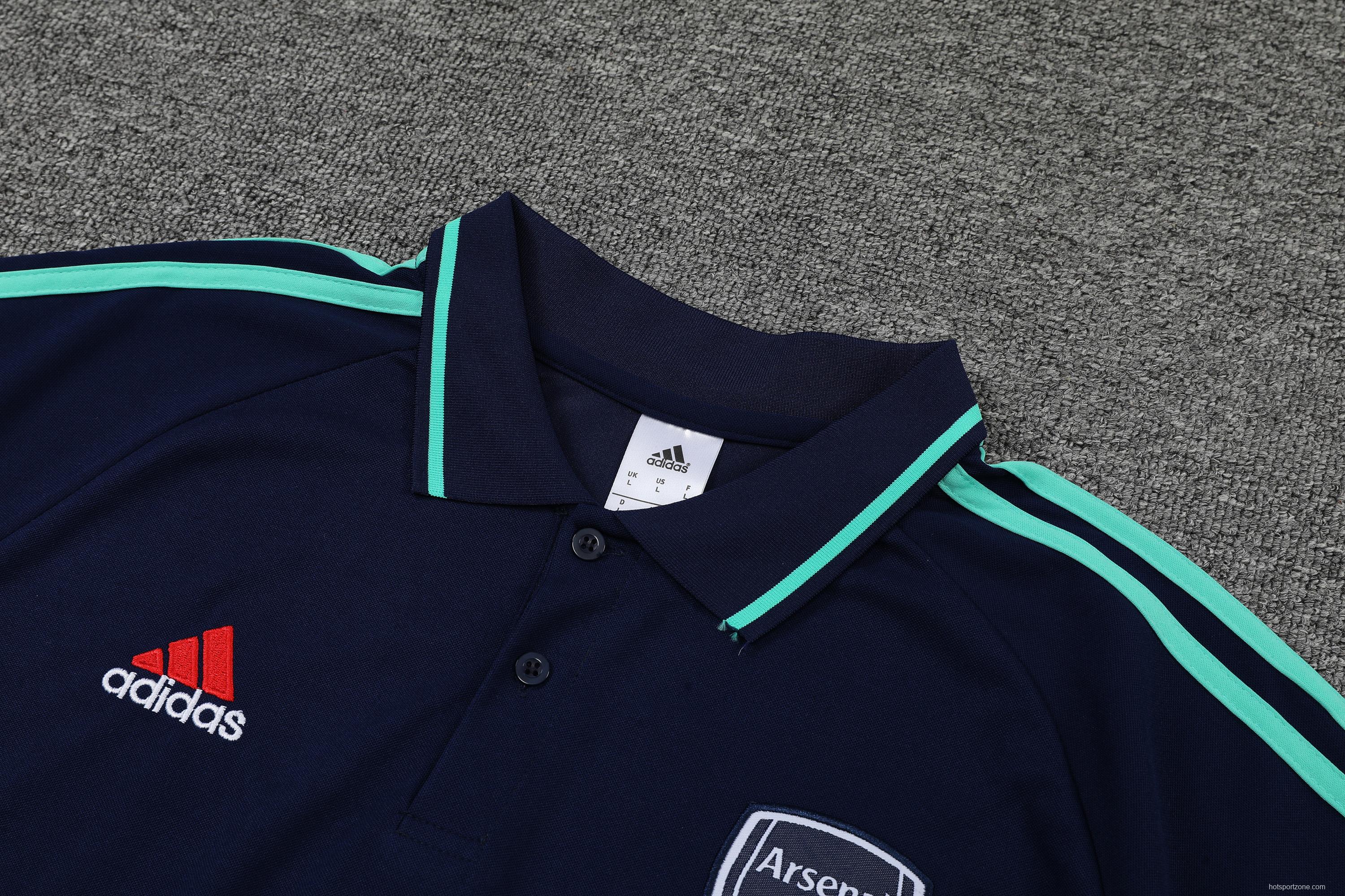 Arsenal POLO kit royal blue (not available for separate sale)