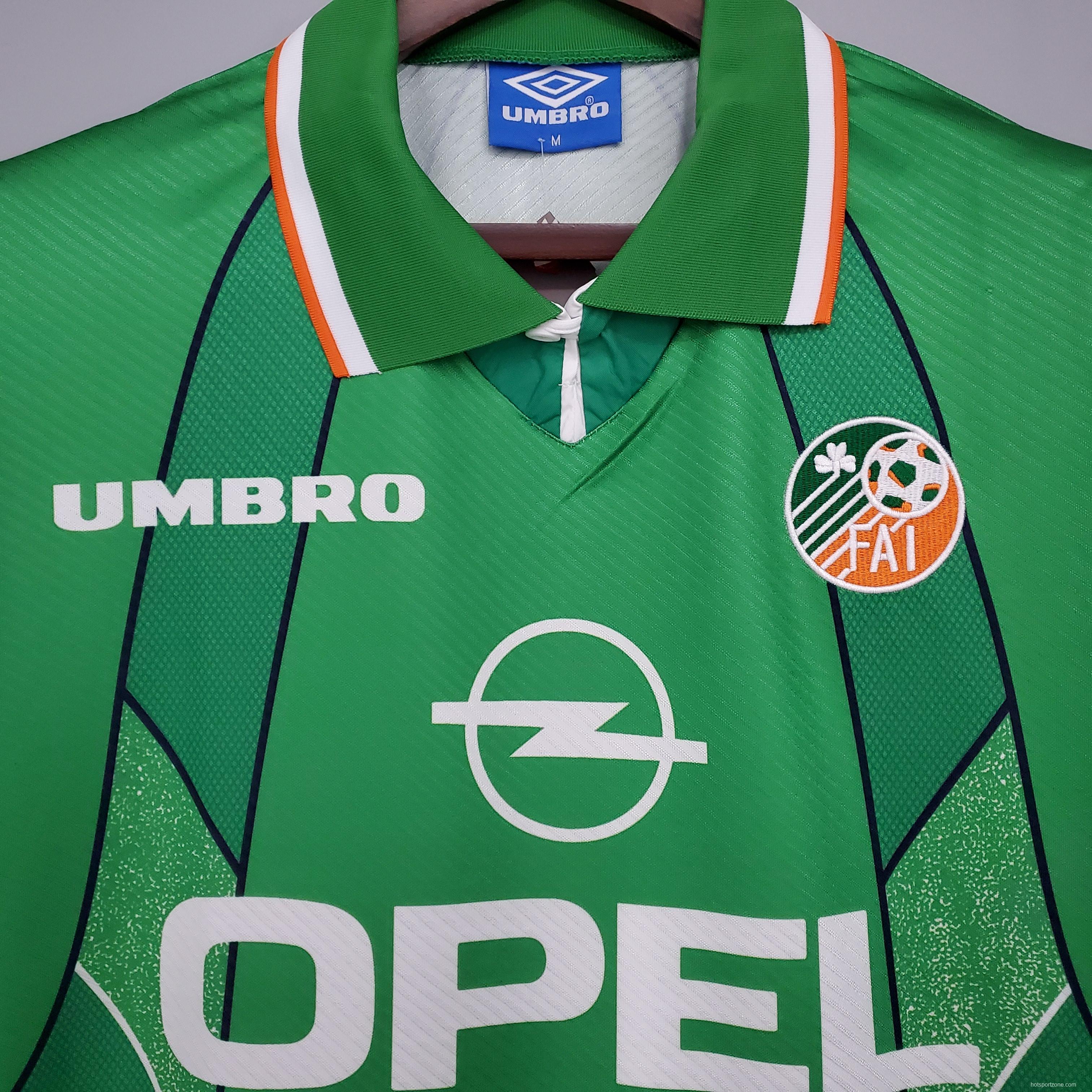 Retro Ireland 94/96 home Soccer Jersey