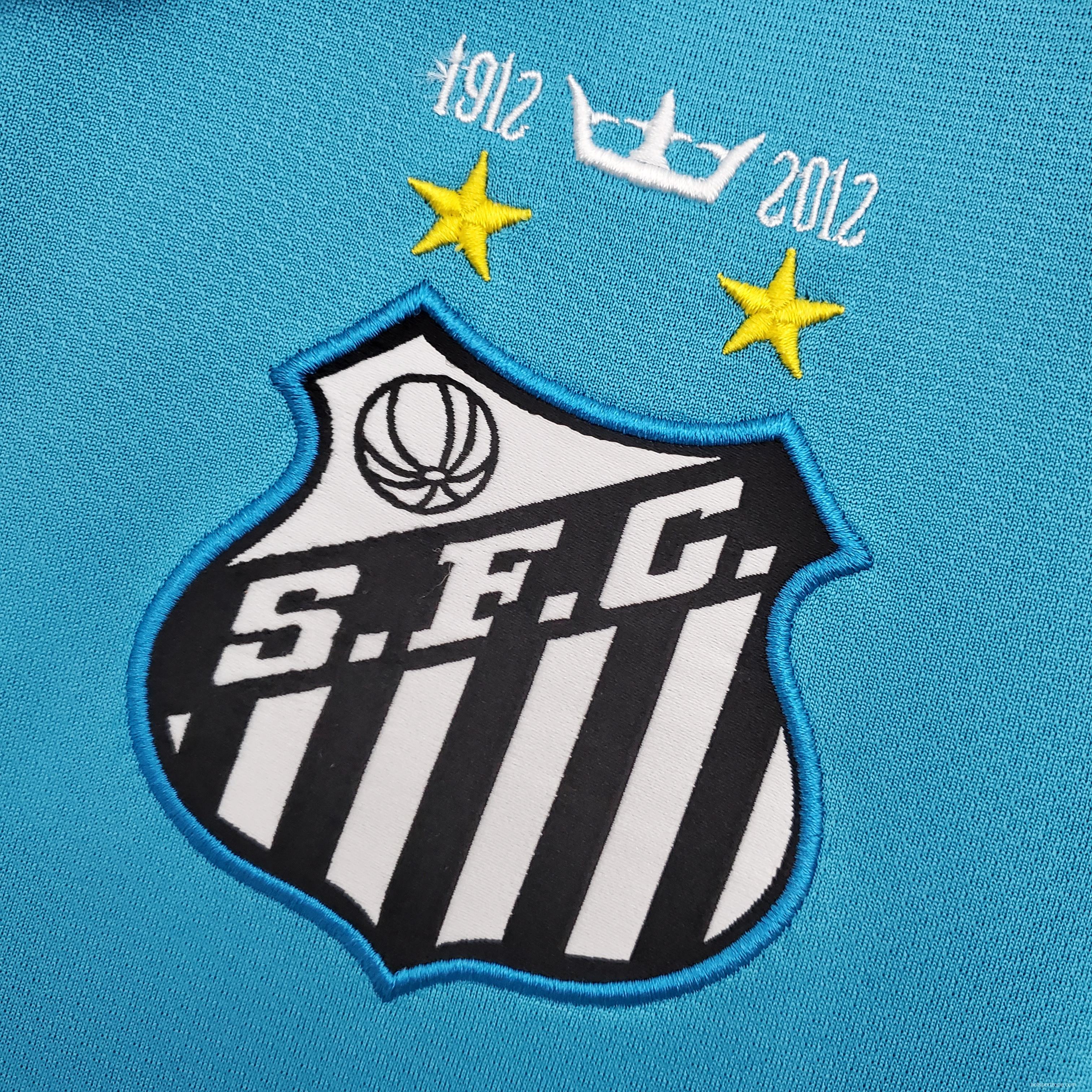 Retro 12/13 Santos Third Blue Soccer Jersey