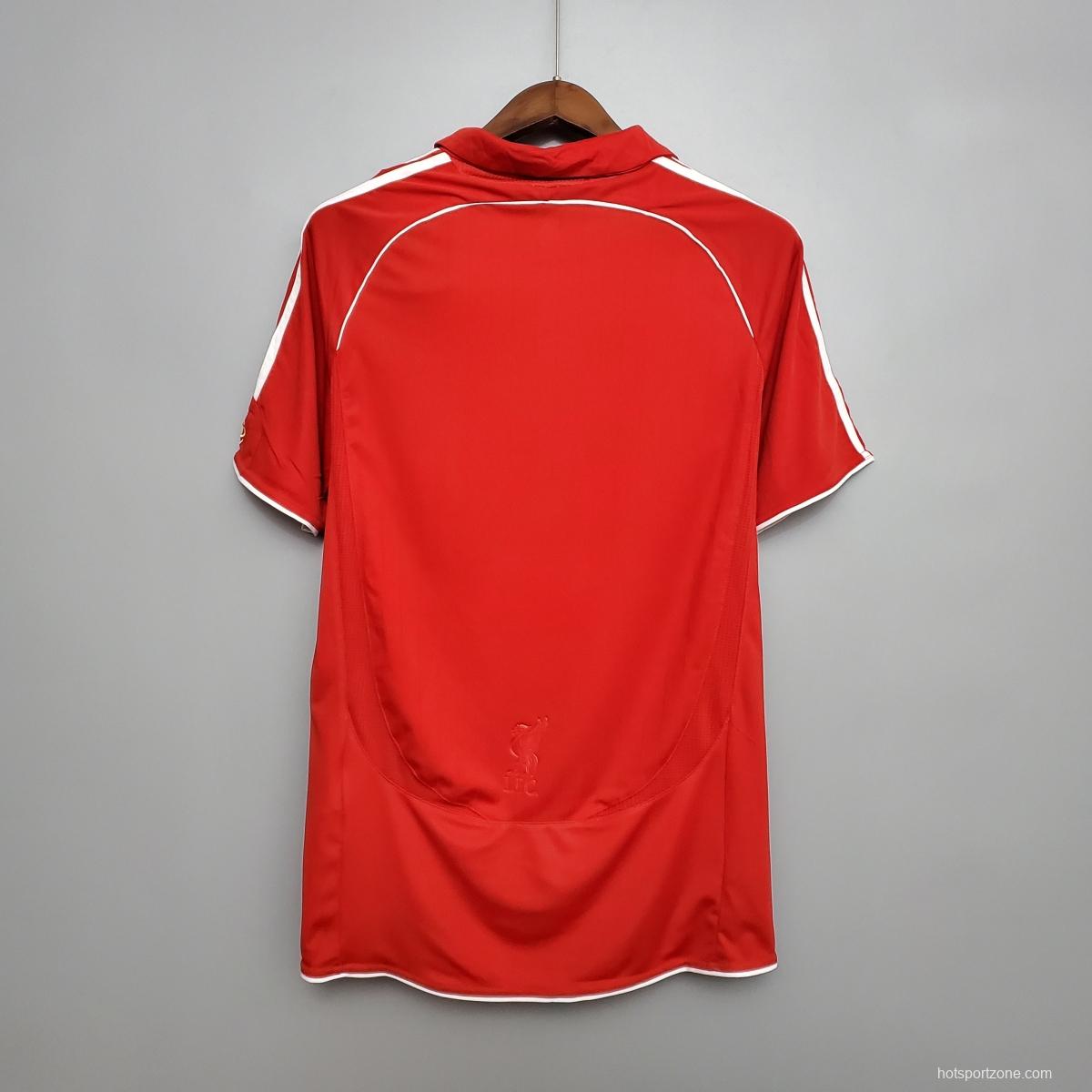 Retro Liverpool 06/07 home Soccer Jersey