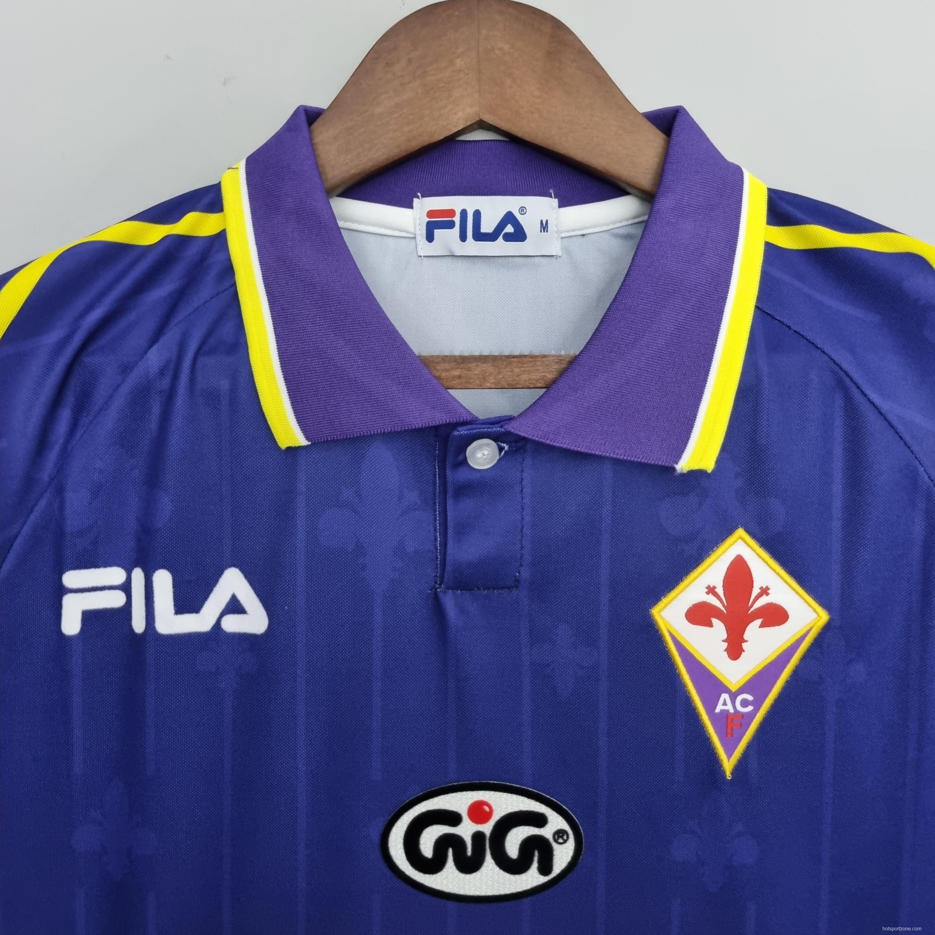 Retro Fiorentina 97/98 home Soccer Jersey