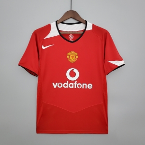 Retro Manchester United 04/06 home Soccer Jersey