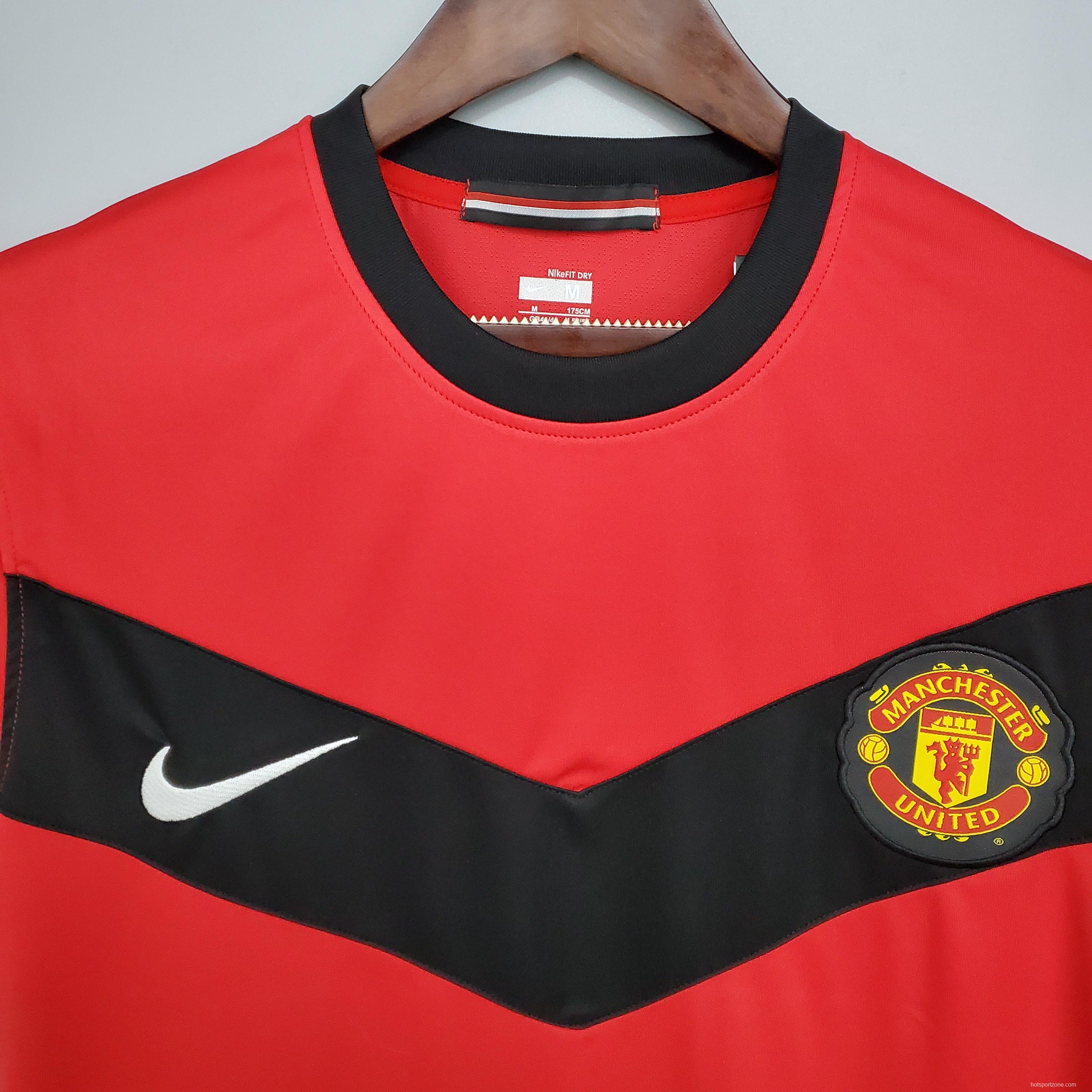 Retro 09/10 Manchester United home Soccer Jersey