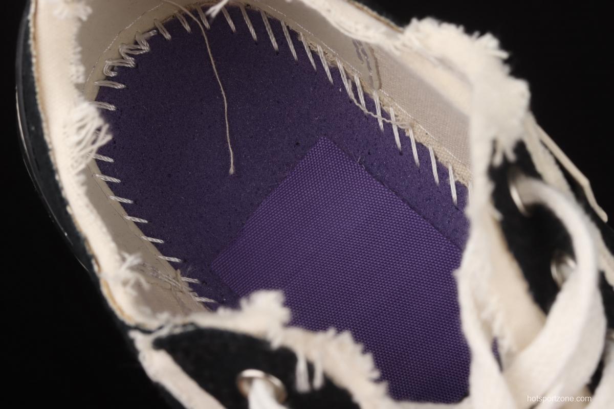 IMPACT x VESSEL G.O.P. LOW deconstructs S20XC01B for high canvas vulcanized board shoes with overlapping thick soles and low sides