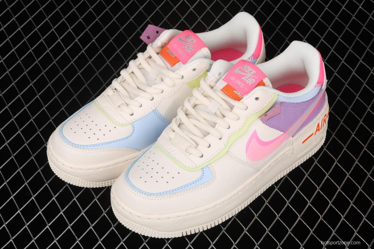 NIKE Air Force 1 ShAdidasow all-white lightweight shoes CU3012-164low-top white board shoes