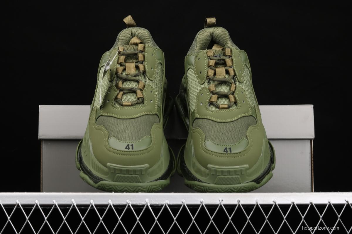 Balenciaga Triple S 3.0 full-combination nitrogen crystal outsole W2GA12325 for retro casual running shoes