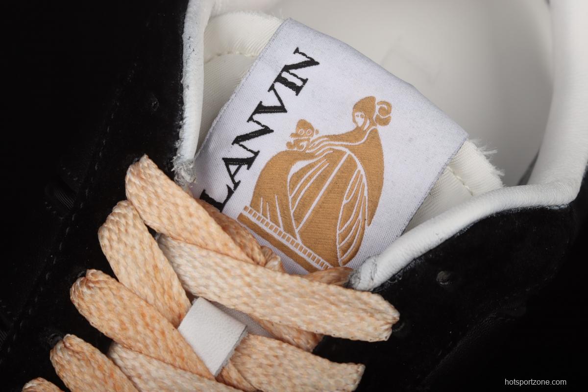 Lanvin Bumper French classic luxury brand Langfan retro leisure sneakers