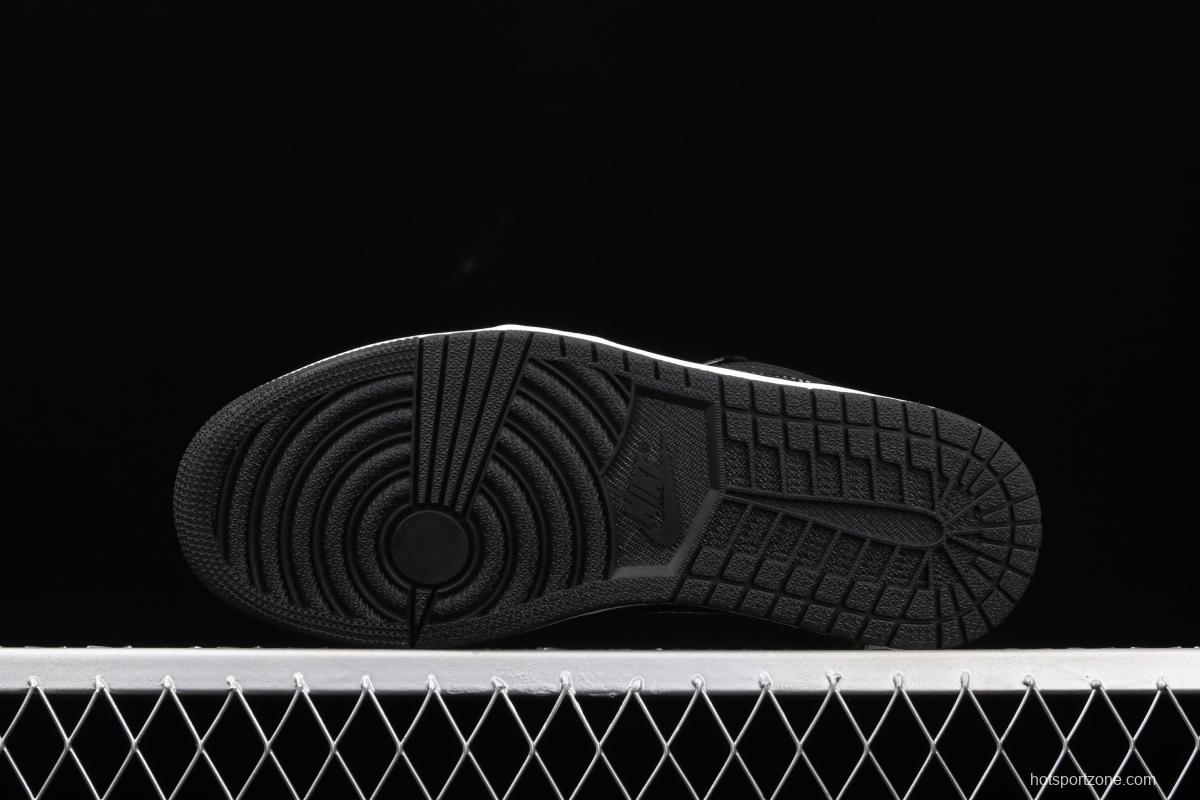 Air Jordan 1 Low ASW low-top all-Star patent leather black low-top basketball shoes DD1650-001
