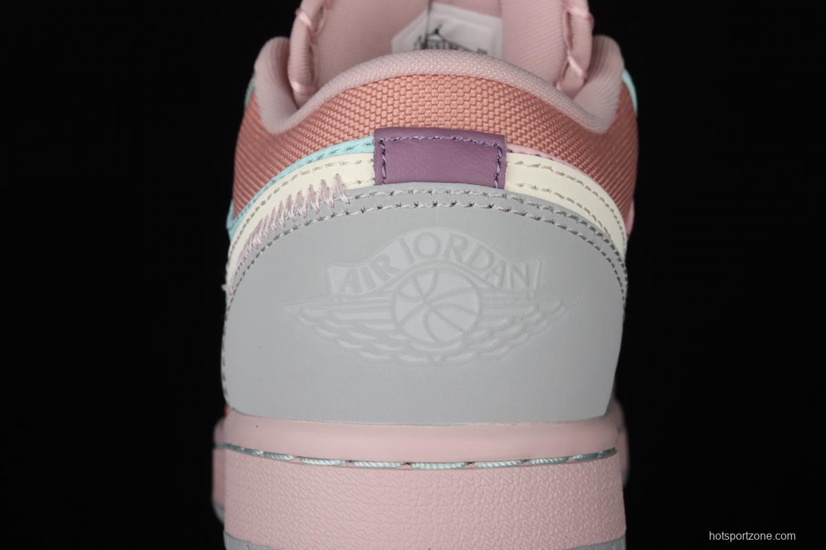 Air Jordan Low SE color splicing candy low-top basketball shoes DJ5196-615