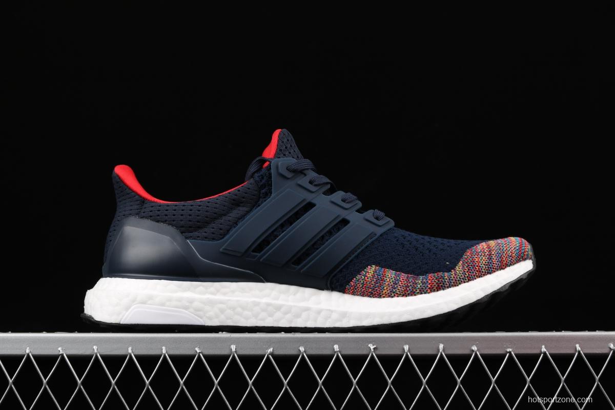 Adidas Ultra Boost 1.0 Multicolor Toe BB7801 colorful woven breathable cushioning running shoes