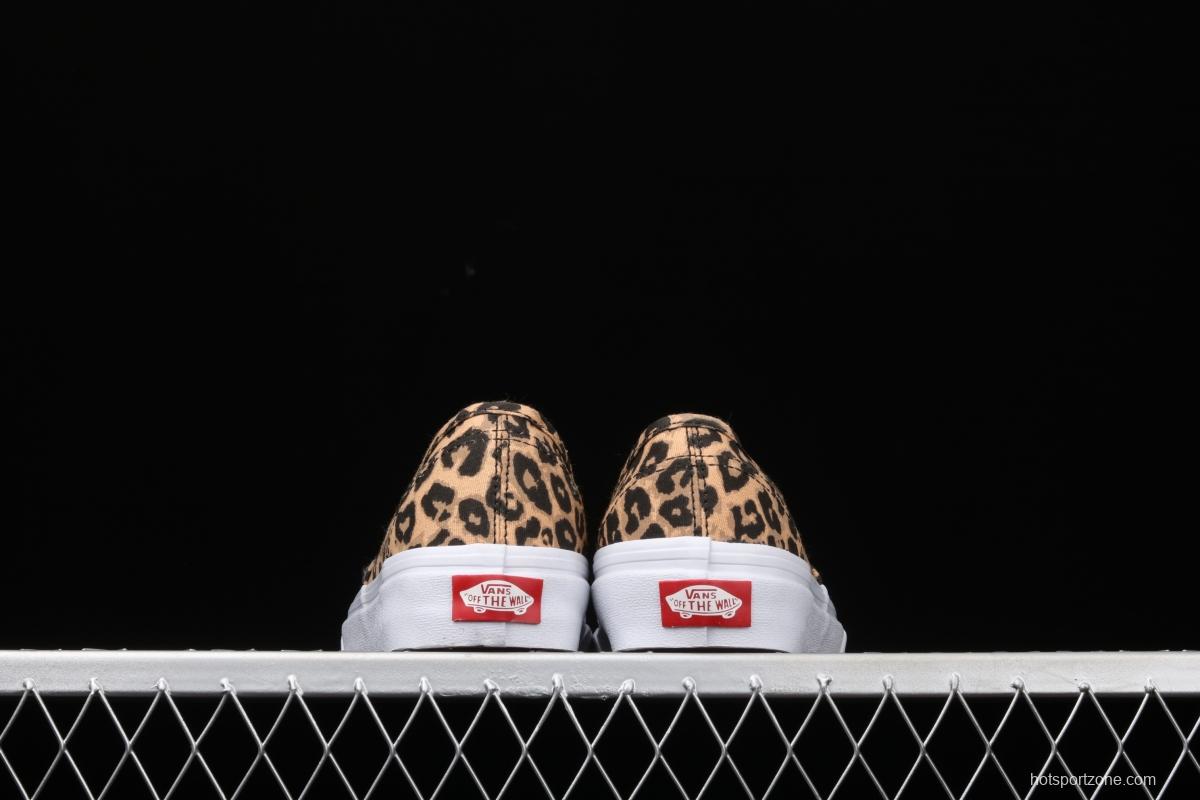 Vans Authentic 2021SS official website limited leopard print low-top casual board shoes VN0AODUNQQ