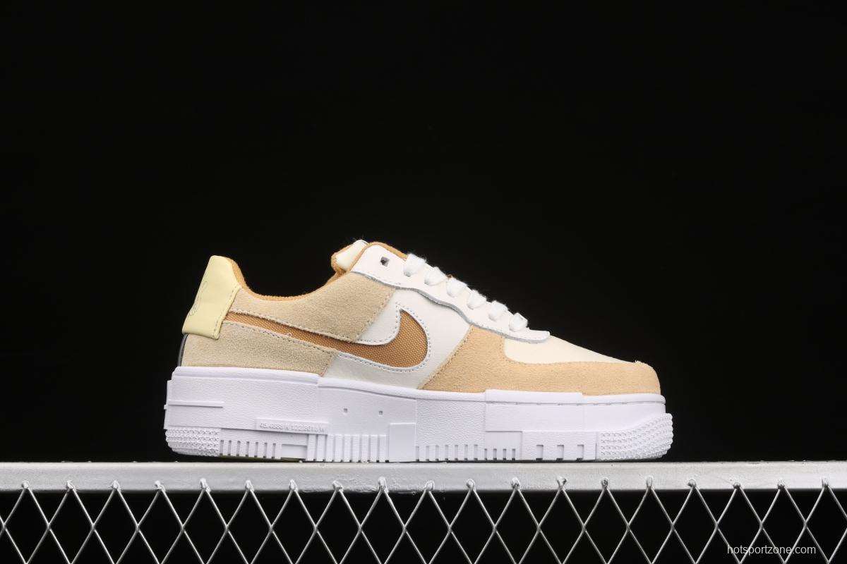 NIKE Air Force 1 Pixel deconstructing wind low-top casual board shoes DH3856-100