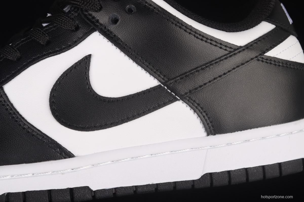 NIKE SB DUNK Low prm black and white panda SB buckle rebound fashion casual board shoes DD1391-100