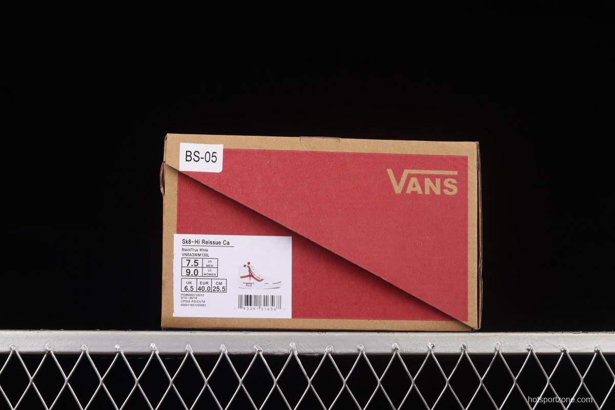 Vans Vault Sk8-Hi Reissue Ca deconstructionism high-top canvas vulcanized shoes VN0A3WM130L