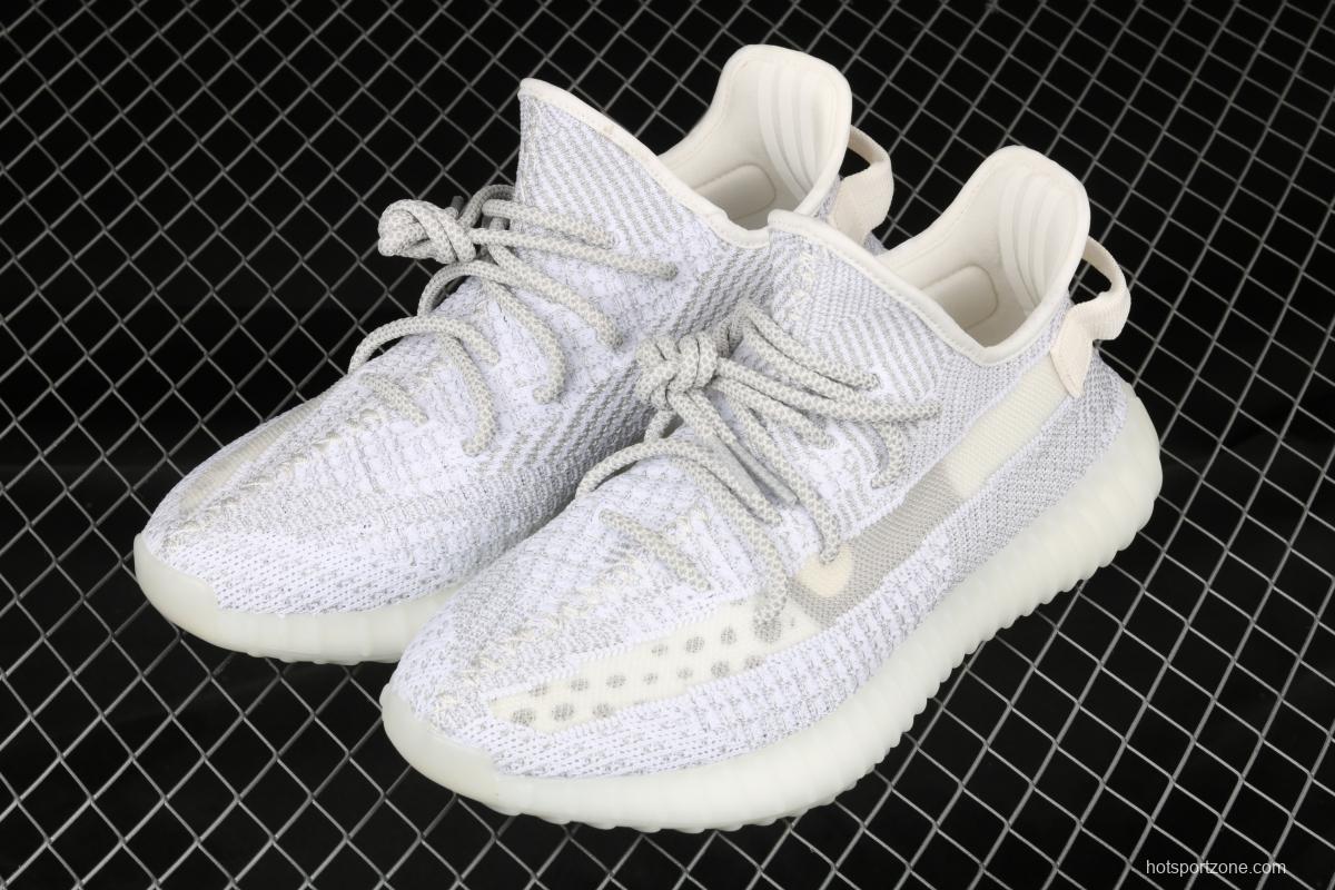 Adidas Yeezy Boost 350V2 Static EF2367 Darth Coconut 350 second generation hollowed-out silk star