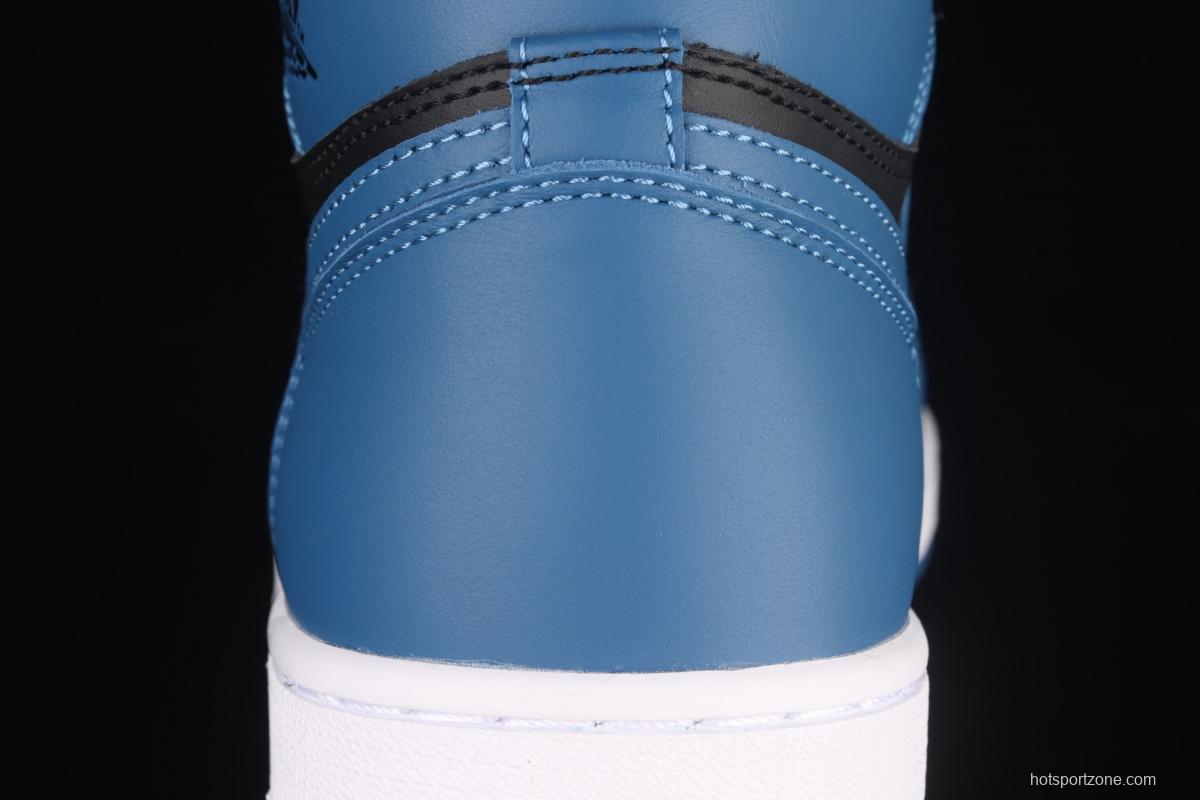 Air Jordan 1 Retro High OG Dark Marina Blue Royal Blue 2.0 high top basketball shoes 555088-404