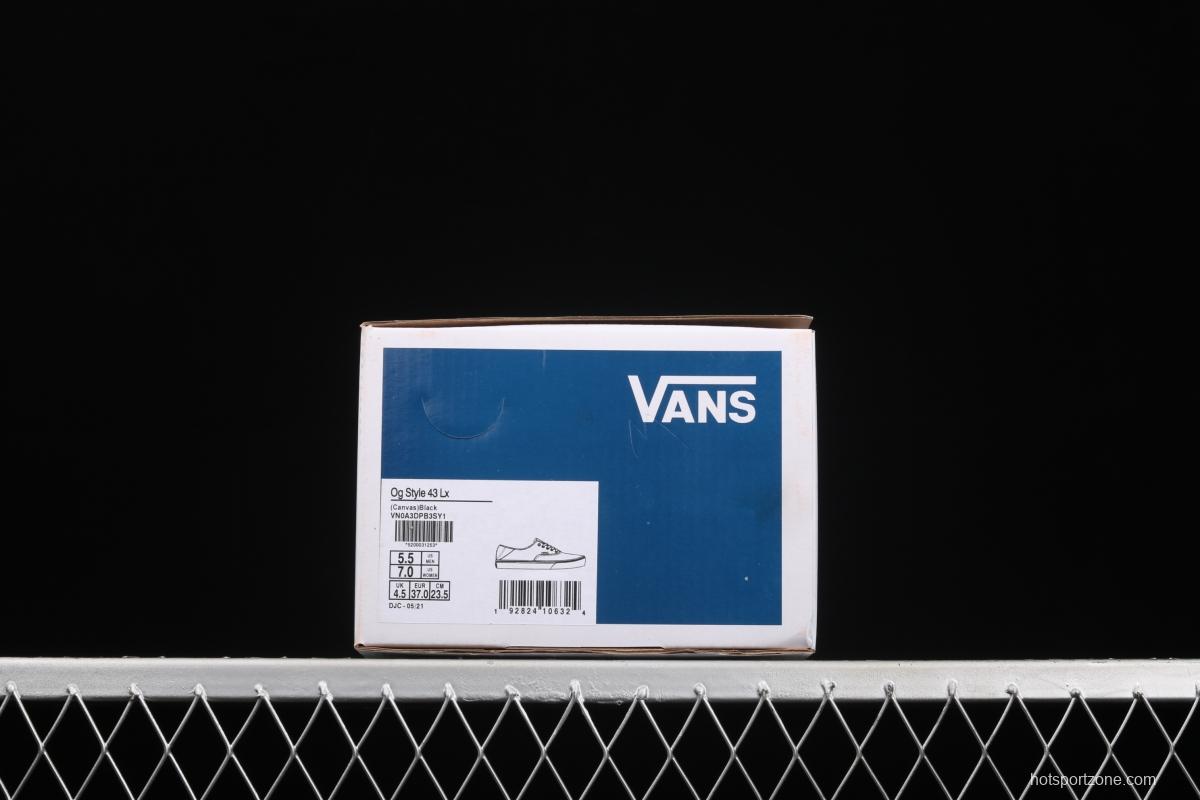 Vans Vault OG Style 43 Lx Vance high-end regional stripe series vulcanized board shoes VN0A3DPB3SY1