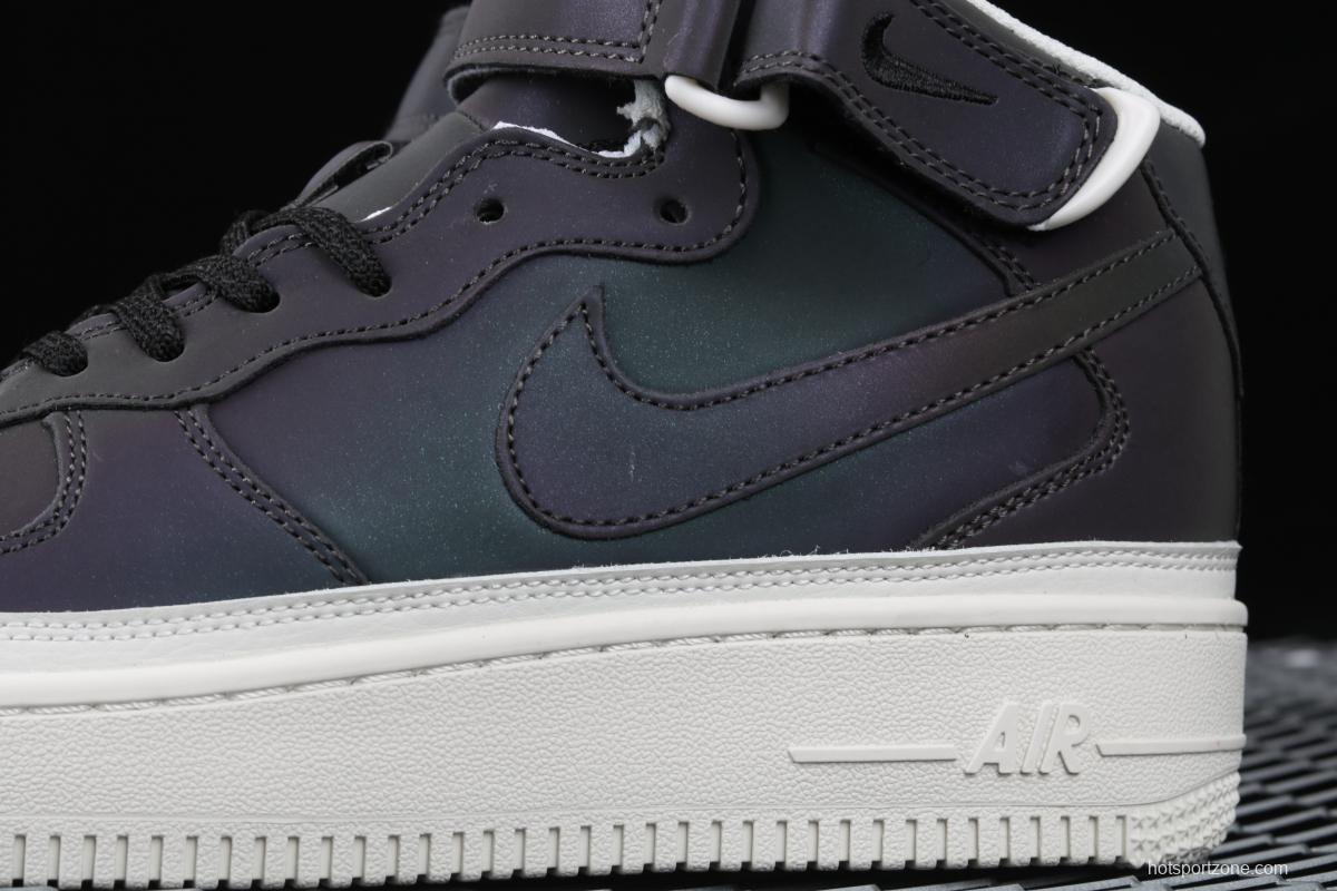 NIKE Air Force 1x 07 Mid chameleon medium top casual board shoes AT1118-600