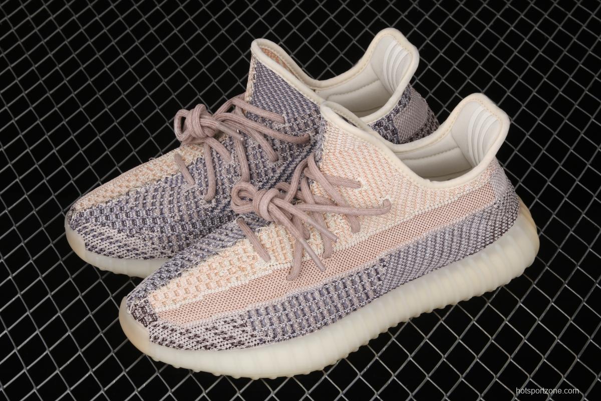 Adidas Yeezy 350 Boost V2 Ash Pear GY7658 Darth Coconut 350 second Generation hollowed-out Grey Pearl Color BASF Boost original
