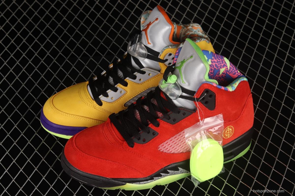 Air Jordan 5 What The red and yellow mandarin duck CZ5725-700