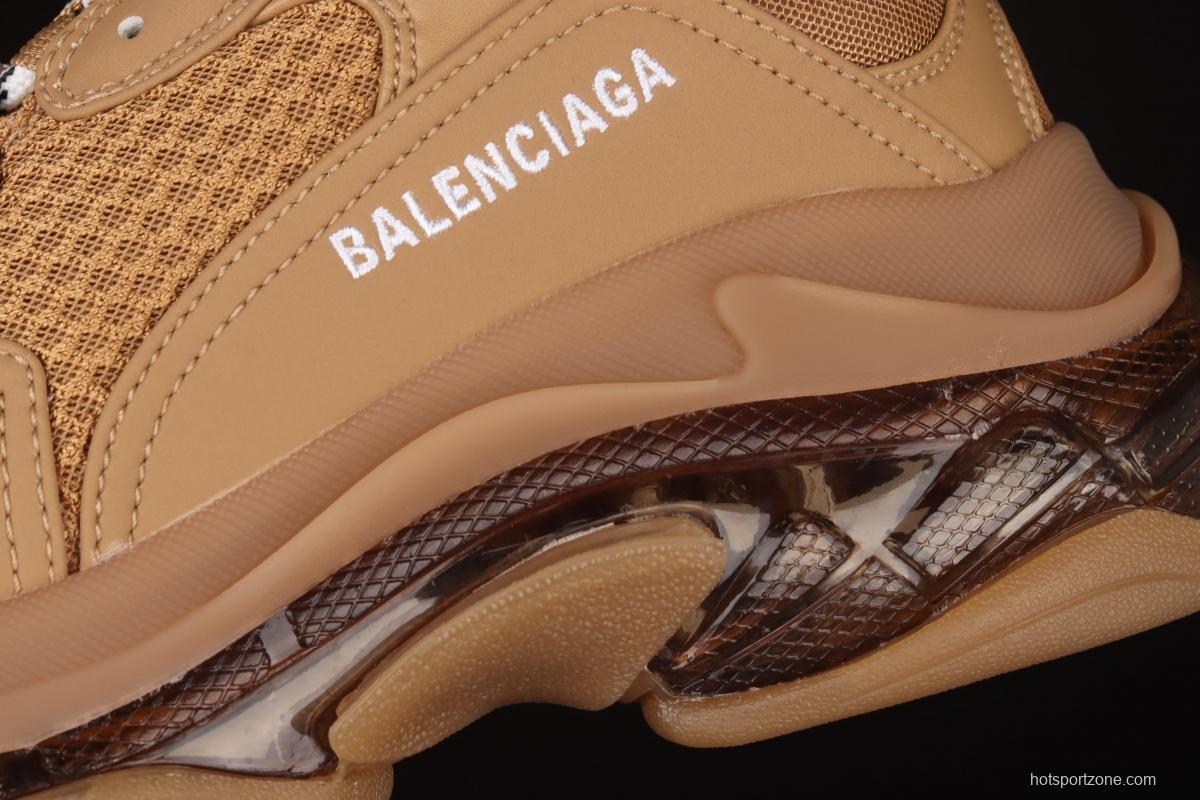 Balenciaga Triple S 3.0 full-combination nitrogen crystal outsole W2GA12706 for retro casual running shoes