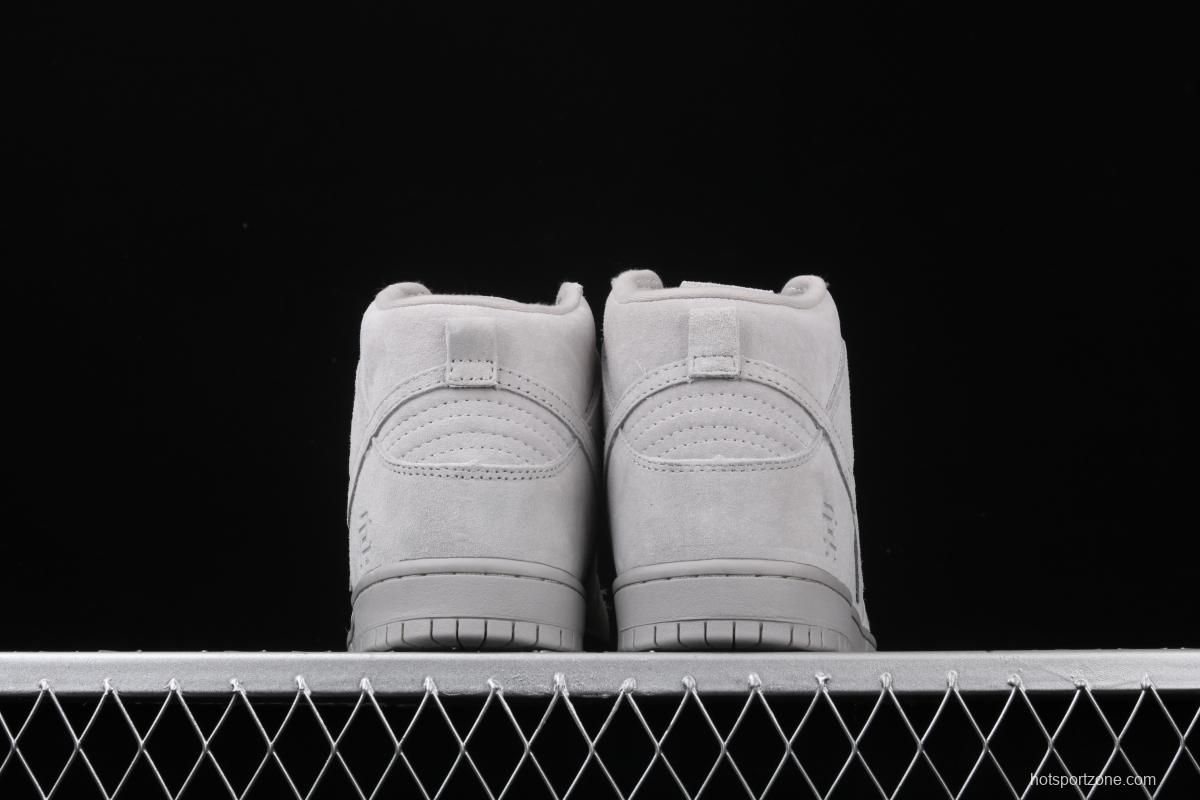 DUNK SB x Reigning Champ 2.0 defending champion second generation gray suede shoes AA2266-600