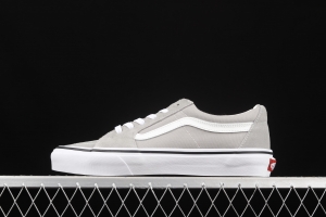 Vans SK8-Low gray side stripes low-side professional skateboard shoes VN0A4UUKIYP