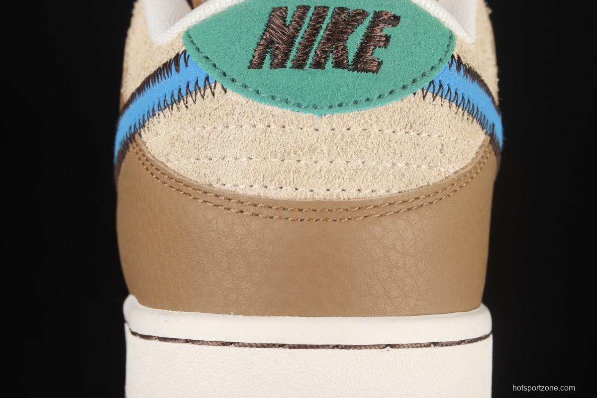 Size x NIKE DUNK Low Dark Driftwood Slam Dunk Series low-top leisure sports skateboard shoes DO6712-200