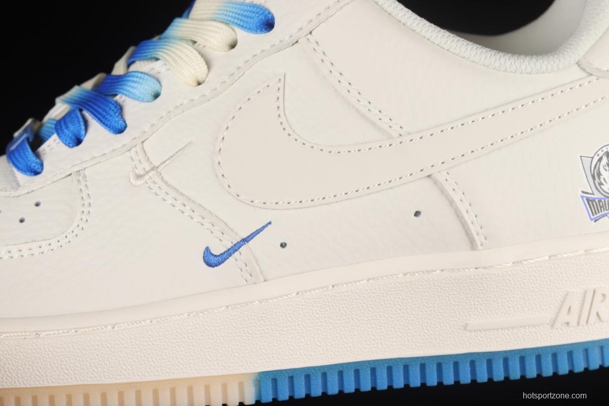 NIKE Air Force 1x 07 Low Rice White Blue Dallas Lone Ranger City limits low-top casual board shoes DH2088-606