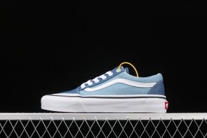Vans Style 36 half-moon jeans blue side stripes low-edge sports board shoes VN0A38G1Q69