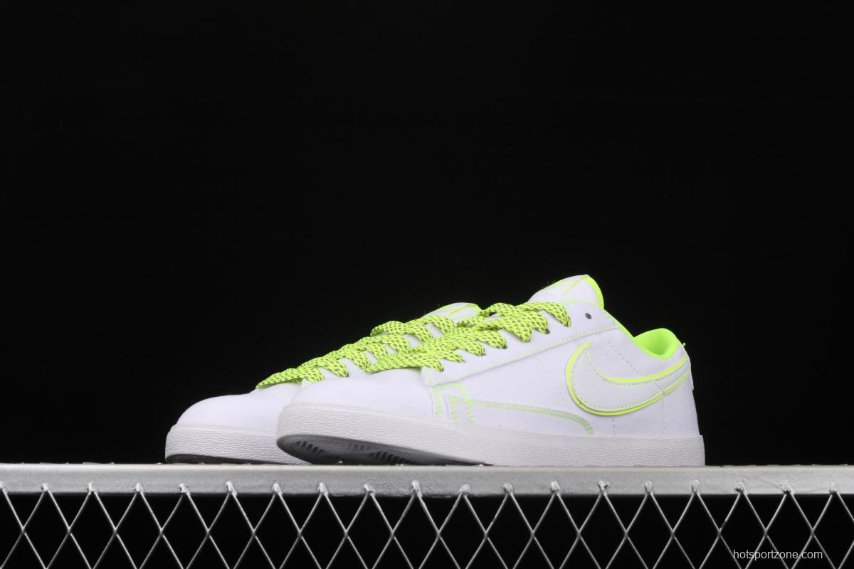 NIKE Blazer Low Lx Trail Blazers 3M reflective canvas low-top skateboard shoes AV9371-813