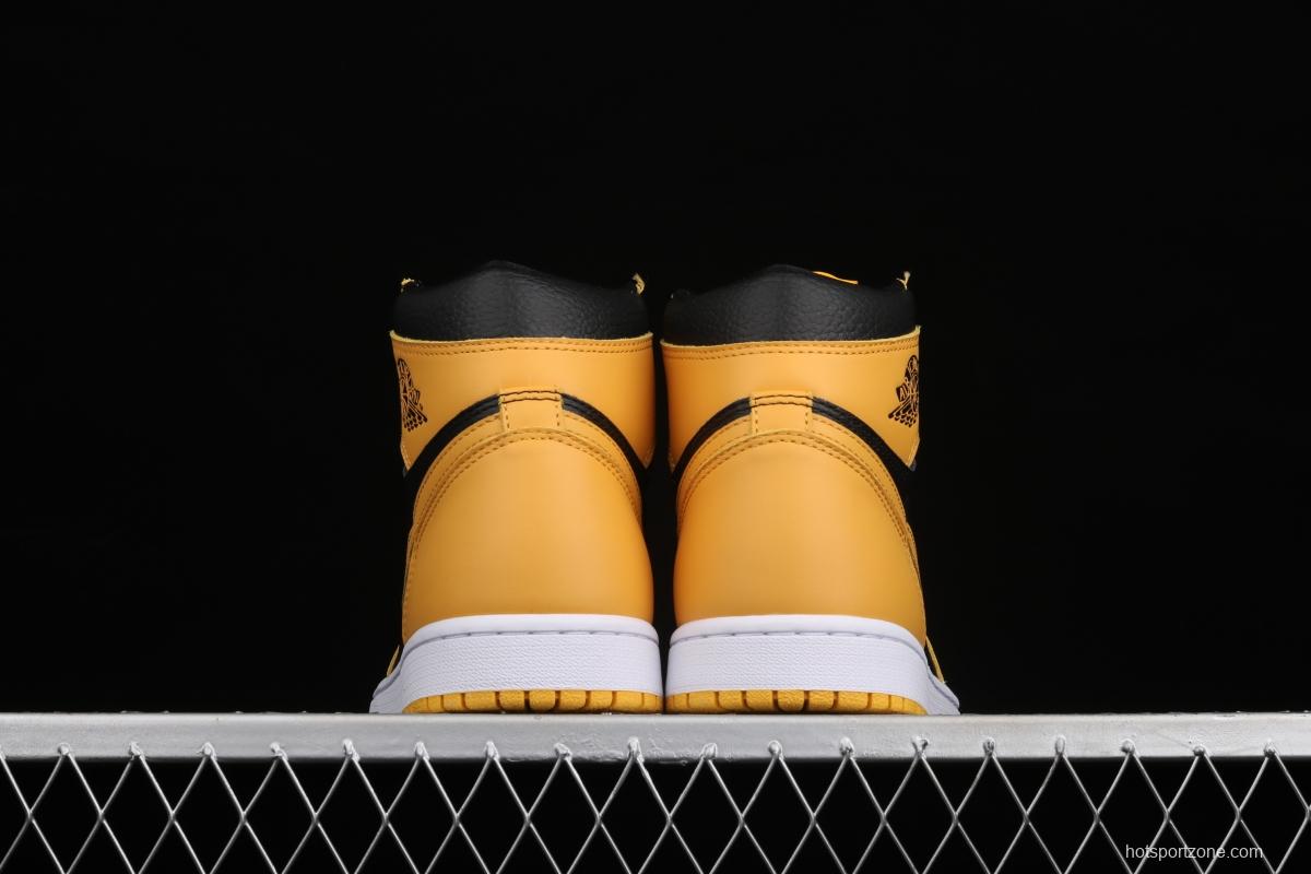 Air Jordan 1 High OG Pollen black and yellow 555088-701