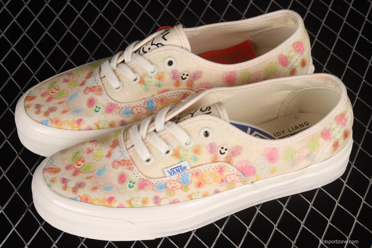 Sandy Liang x Vans Authentic 44 DX joint style young women's style fashion leisure board shoes VN000QERBLF