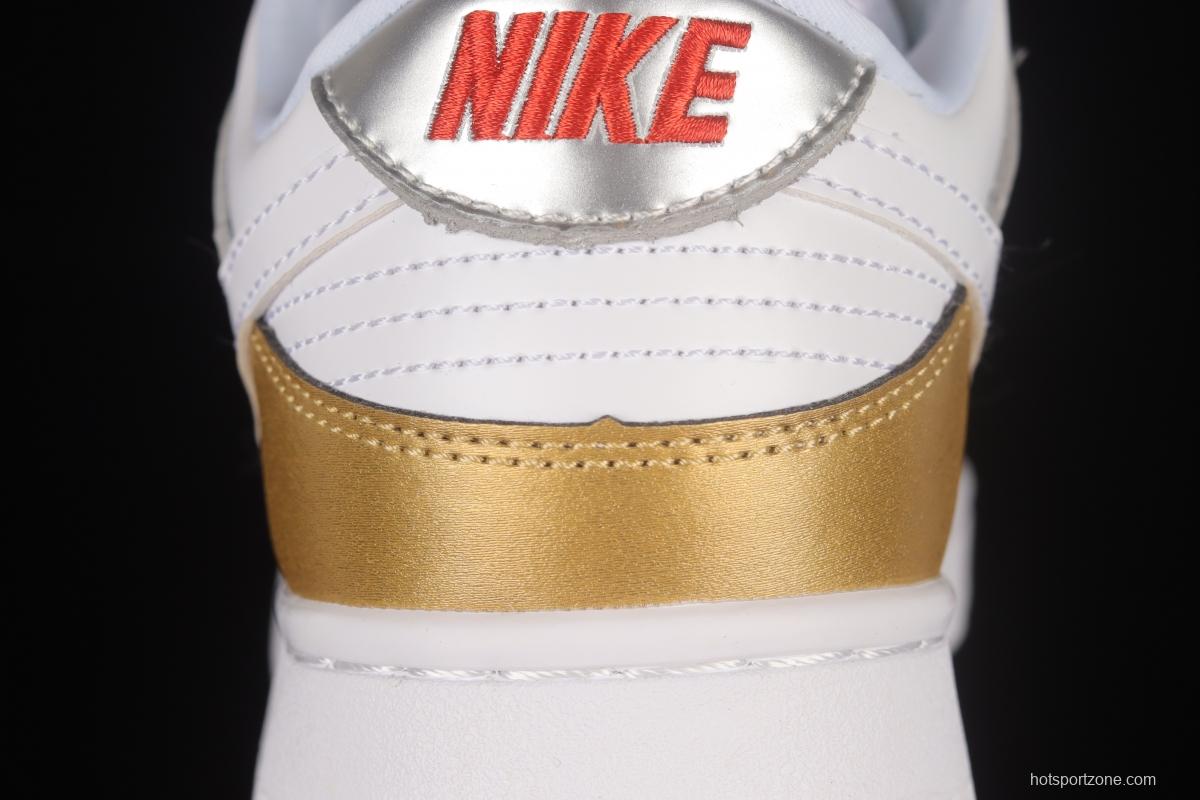 NIKE DUNK Low Metallic Golden Horn King SB Buckle Broken Backboard Fashion Casual Sneakers DH4403-700